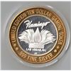 Image 1 : 1994 Large .999 Silver Ten Dollar Flamingo Game Token