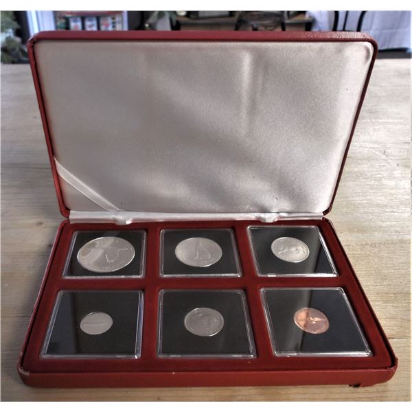 1967 Canadian Deluxe Proof Centennial Set in Red Case