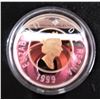Image 2 : 1999 Canadian Nunavut Silver Proof $2 Coin in Green Case