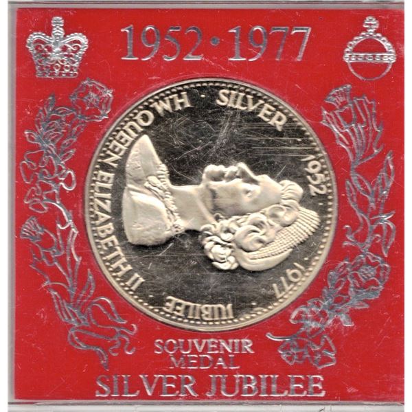 1952-1977 Souvenir Medal Queen Elizabeth's Silver Jubilee