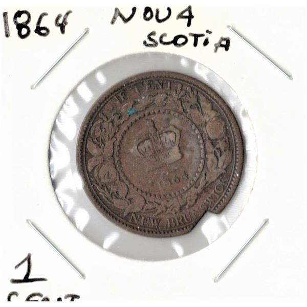 1864 Nova Scotia One Cent