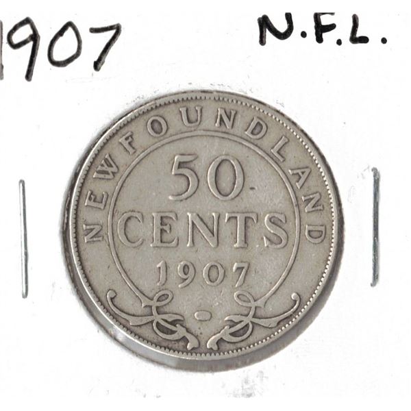 1907 Newfoundland Fifty Cent