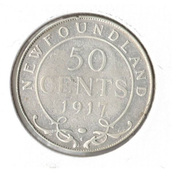 1917 Newfoundland Fifty Cent