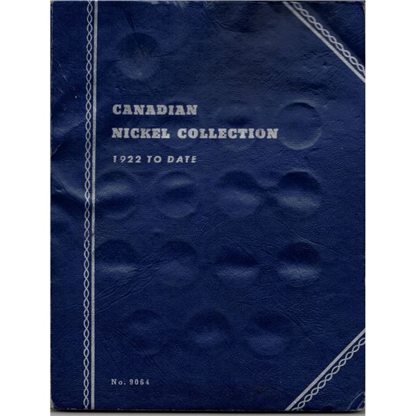 1922-1960 Canadian Nickel Whitman Book