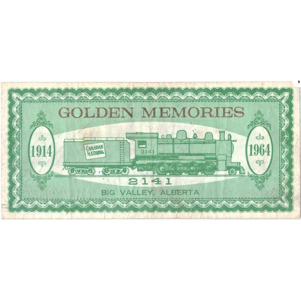 1964 Big Valley Alberta Jubilee Souvenir Dollar