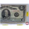 Image 3 : Dominion of Canada 1923 $1 Bill "Horse Blanket" : Campbell/Clark #E9551398 (See Pics for Serial Numb