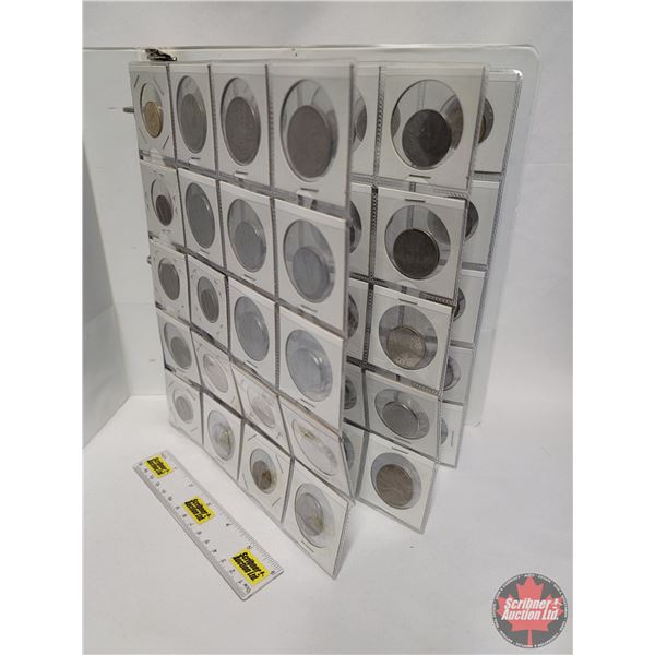 Foreign Coin Collection - Binder Lot (157): (Incl. Philippines, Poland, Israel, Italy, Costa Rica, S