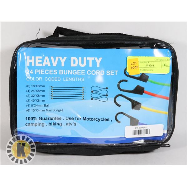 BUNGEE CORDS 24PK