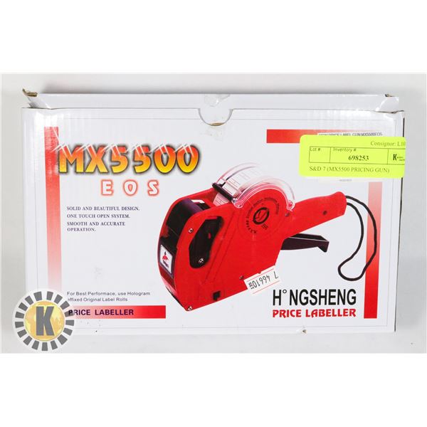 S&D 7 (MX5500 PRICING GUN)