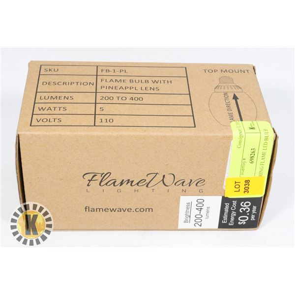 FLICKERING FLAME LED BULB