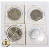 Image 2 : BUNDLE OF 4  ASSORTED TOKENS AND FOREIGN CURRENCY