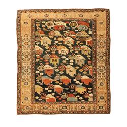 Antique Kuba Caucasian Rug / Carpet 42985 