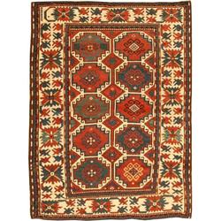 Antique Kazak Caucasian Rug / Carpet 3354 