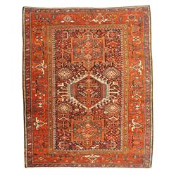 Antique Heriz Serapi Rug / Carpet 43011 