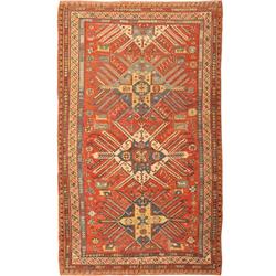 Antique Sumak Caucasian Rug / Carpet 42575 