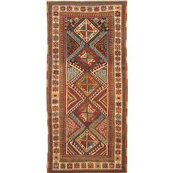Antique Kazak Caucasian Rug / Carpet 42285 
