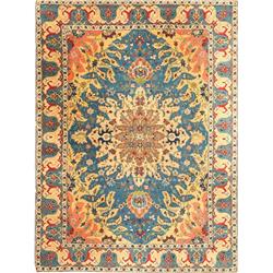 Antique Benlian Tabriz Persian Rug / Carpet 42508