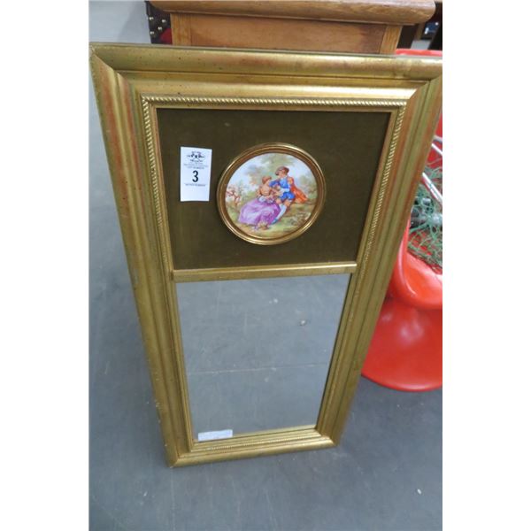 Framed Figural Inaly Mirror - No Shipping