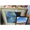 Image 1 : Framed Tropical Fish Print & Picture Frame