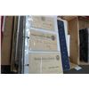 Image 2 : Box of Vtg. Cigar Wrappers, US Postcards, Postage Stamps - Sheet of 100