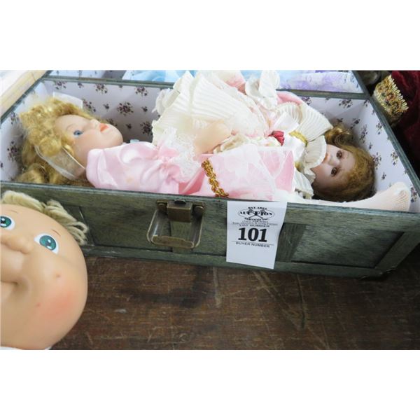 8-Collector Porcelain Clown, Doll, & Cabbage Patch Doll - 8 X $
