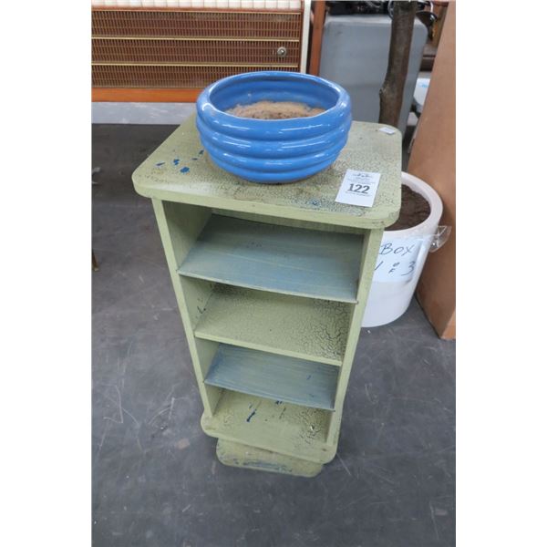 Small Green 4 Tier Shelf