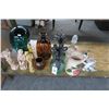 Image 1 : Shelf Lot of Asst. Vases, Clay Pitcher, Figurines