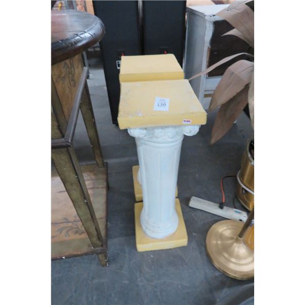 2-Cast Column Pedestals - 2 X $