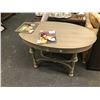 Image 1 : Painted Oval Table w/Drawer
