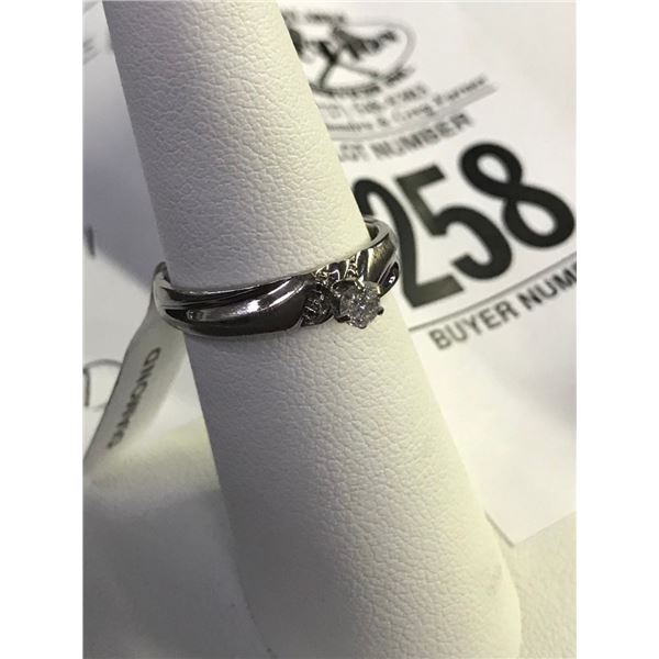 10K WG Diamond Wedding Ring