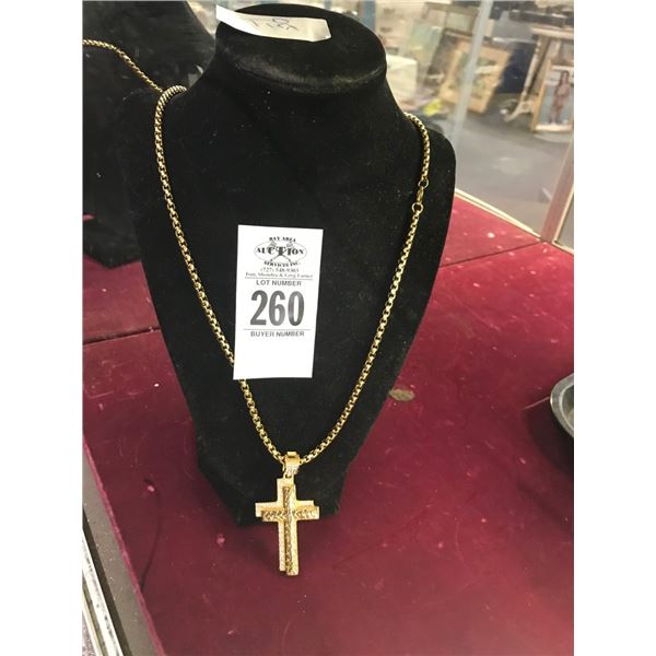 Gold Rosary Necklace