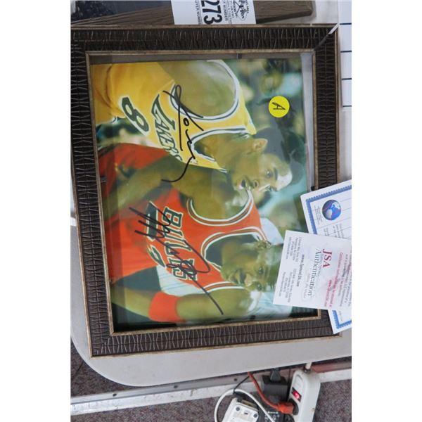 Kobe/Jordan Autographed Photo
