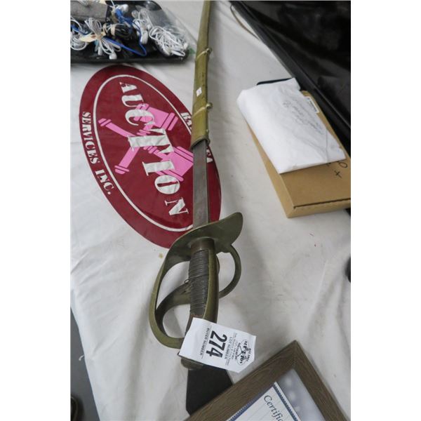 Antique Sword w/Sheath