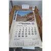 Image 1 : Box of Vintage Railroad Calendar Pages