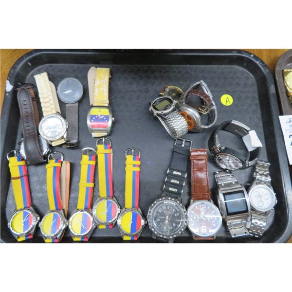 Tray Lot of Watches