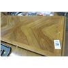 Image 2 : Oak Dining Table w/4 Chairs & Leaf
