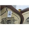 Image 2 : 2-Framed Tribal Wall Rubbing - 45" x 16" - 2 X $