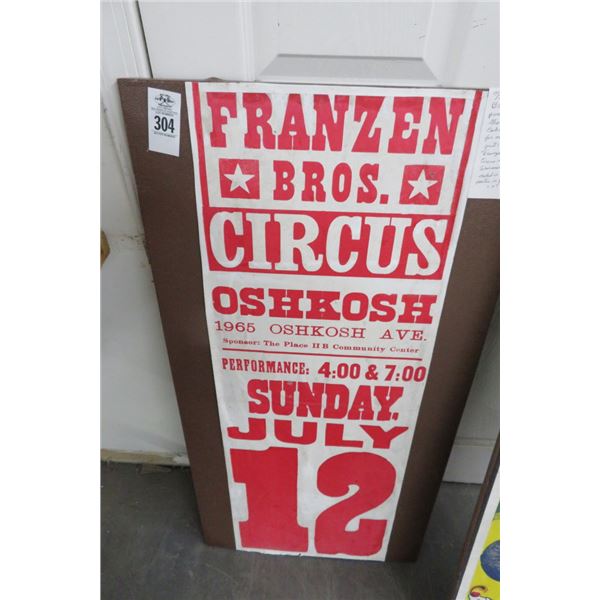 Hoxie Bros Circus Poster