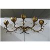 Image 1 : 5 Light Mixed Metal Vine Motif Lighted Wall Sconce