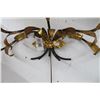 Image 2 : 5 Light Mixed Metal Vine Motif Lighted Wall Sconce