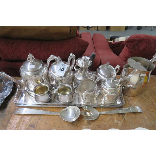 Silverplated Tea & Serving Set