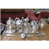 Image 1 : Silverplated Tea & Serving Set