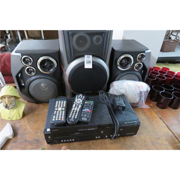 Magnavox/Sony DVD Players & 3 Speakers