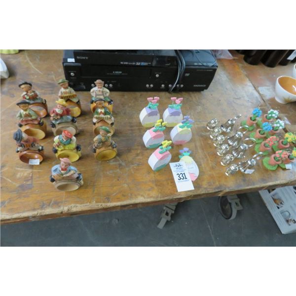 Lot of Table Décor & Napking Rings