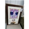 Image 1 : Mark McGuire Framed Autographed Photo & Baseball