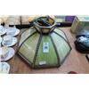 Image 1 : Leaded Glass Hanging Lamp