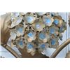 Image 3 : Lighted Metal Floral Wine Wall Décor