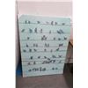 Image 1 : Oil On Canvas "Birds On A Wire" Wall Art - 3' X 4'