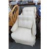 Image 1 : Beige Padded Armchairs (Pair)