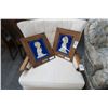 Image 2 : Beige Floral Padded Armchair/Ottoman